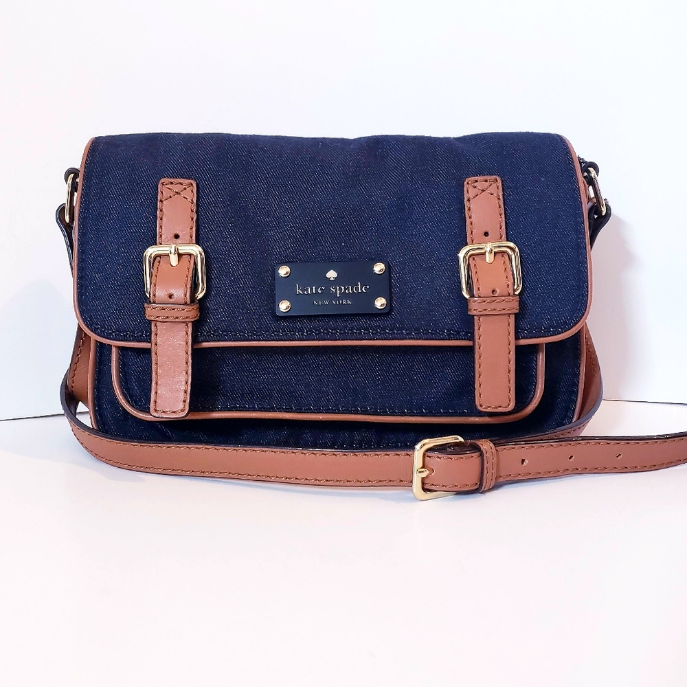kate spade Dark Blue Denim Crossbody - Picture 12 of 12